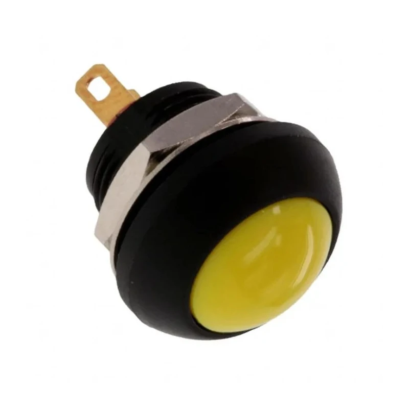TE Connectivity PB6 Series Push Button Switch On-Off Panel Mount 1 NO Contact IP68 PB6B2RS5M2CAL00