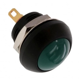 TE Connectivity PB6 Series Push Button Switch Green 3.5mm Panel Mount 1 NO IP68 PB6B2RS6M2CAL00