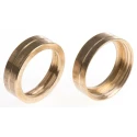 RS PRO Galvanised Brass Conduit Fitting 25 mm Nominal Size M25 Thread 619-991