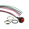 TE Connectivity PB6 Series Illuminated Push Button Switch, On-Off, Panel Mount, 1 NO Contact, Red LED PB6B2FM3M1CAL03Y500