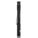 RS PRO LED Pen Torch Black Rechargeable 3.7 V 375 lm Aluminium Body USB Charging 164mm 239-7029