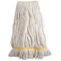RS PRO Yarn Mop Head Yellow 16oz Clip Fitting for Kentucky Mop System 239-8573