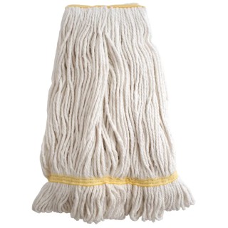 RS PRO Yarn Mop Head Yellow 16oz Clip Fitting for Kentucky Mop System 239-8573