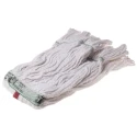 RS PRO Yarn Mop Head 239-8589, 16oz Dry Weight, Clip Fitting Type, Green Colour Coded Centre Band