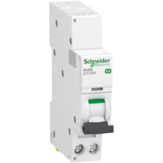 Schneider Electric Miniature Circuit Breaker 1-Pole 32A Type C 400V AC 6000A Breaking Capacity A9PA4632