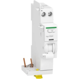 Schneider Electric Residual Current Device Type A-SI, 40A, 1-Pole, 300 mA Trip Sensitivity, DIN Rail Mount, Acti9 