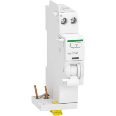 Schneider Electric Residual Current Device Type A-SI, 40A, 1-Pole, 300 mA Trip Sensitivity, DIN Rail Mount, Acti9 