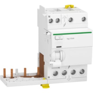 Schneider Electric Acti9 iTG40 Series Residual Current Device 40A, 3-Pole, 300mA, Type A-SI, DIN Rail Mount 