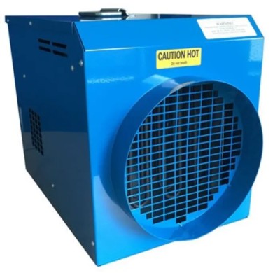 Broughton 9 kW Industrial Portable Heater 1017 m³/h Air Flow 400V Thermostat Control FF13 400V