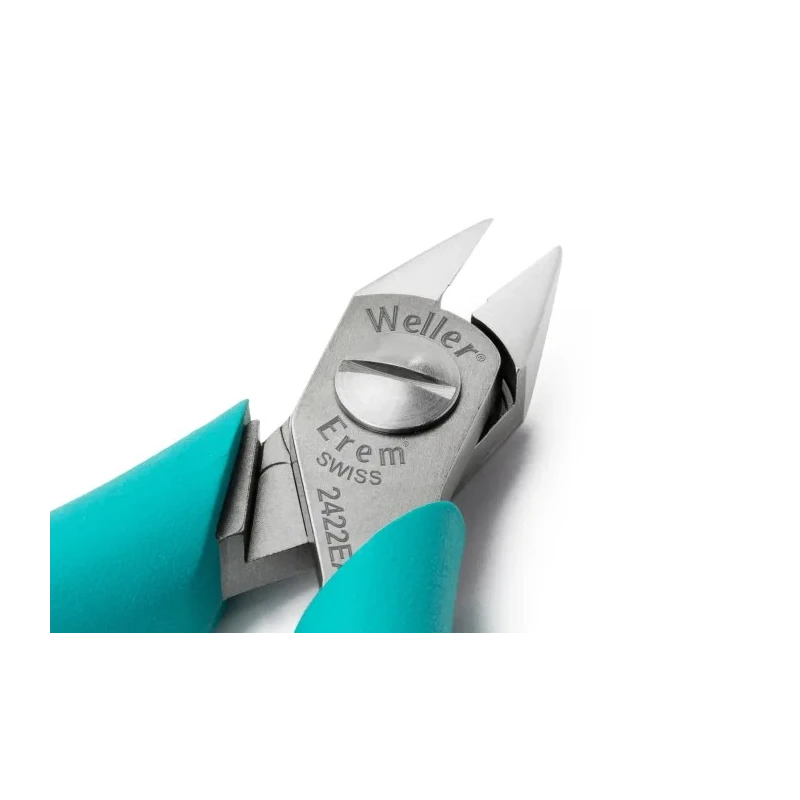 Erem ESD Flush Wire Cutter Side Cutter, Special Tool Steel Jaw, 130mm Length, 0.4in Jaw Width, 18mm Jaw Length, 1.5mm 2422EA