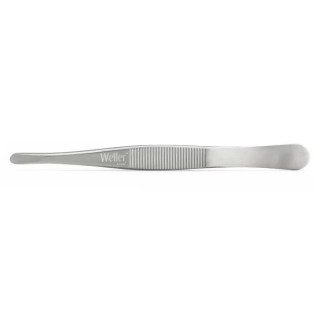 Erem 4.7in Stainless Steel Flat ESD Safe Tweezer 25SA