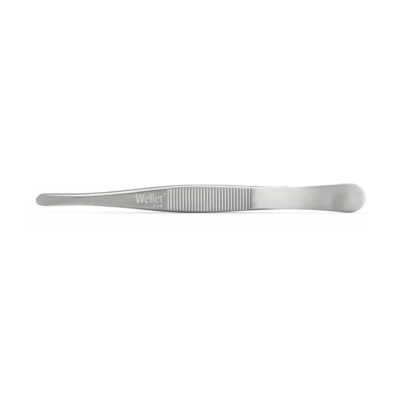 Erem 4.7in Stainless Steel Flat ESD Safe Tweezer 25SA