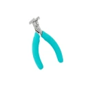 Erem 1-Piece Electronic Pliers Crosshatch Knurled 120mm Overall, 8mm Jaw ESD Safe 505BGC