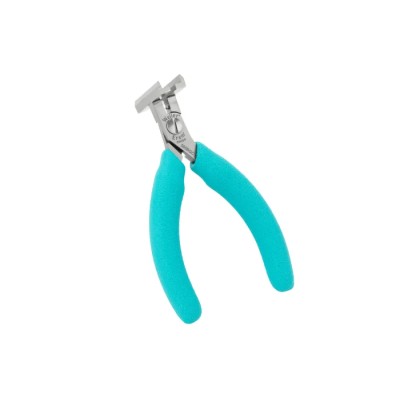 Erem 1-Piece Electronic Pliers Crosshatch Knurled 120mm Overall, 8mm Jaw ESD Safe 505BGC
