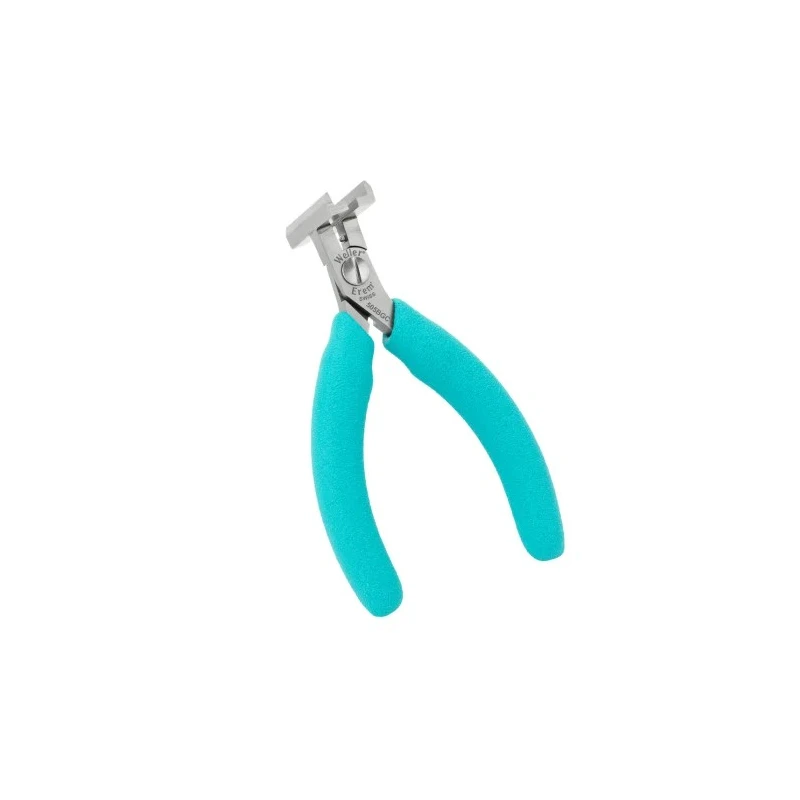 Erem 1-Piece Electronic Pliers Crosshatch Knurled 120mm Overall, 8mm Jaw ESD Safe 505BGC