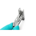 Erem 1-Piece Electronic Pliers Crosshatch Knurled 120mm Overall, 8mm Jaw ESD Safe 505BGC