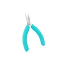 Erem Round Nose Plier Bent Nose, Insulated Handle, ESD Safe, 120mm Overall Length, 22mm Jaw Width 546E