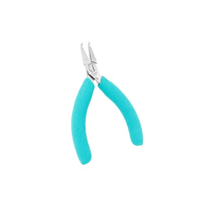 Erem Round Nose Plier Bent Nose, Insulated Handle, ESD Safe, 120mm Overall Length, 22mm Jaw Width 546E