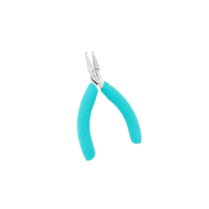 Erem Round Nose Plier Bent Nose, Insulated Handle, ESD Safe, 120mm Overall Length, 22mm Jaw Width 546E