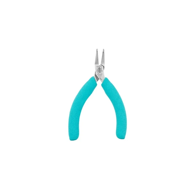 Erem Round Nose Plier Bent Nose, Insulated Handle, ESD Safe, 120mm Overall Length, 22mm Jaw Width 546E