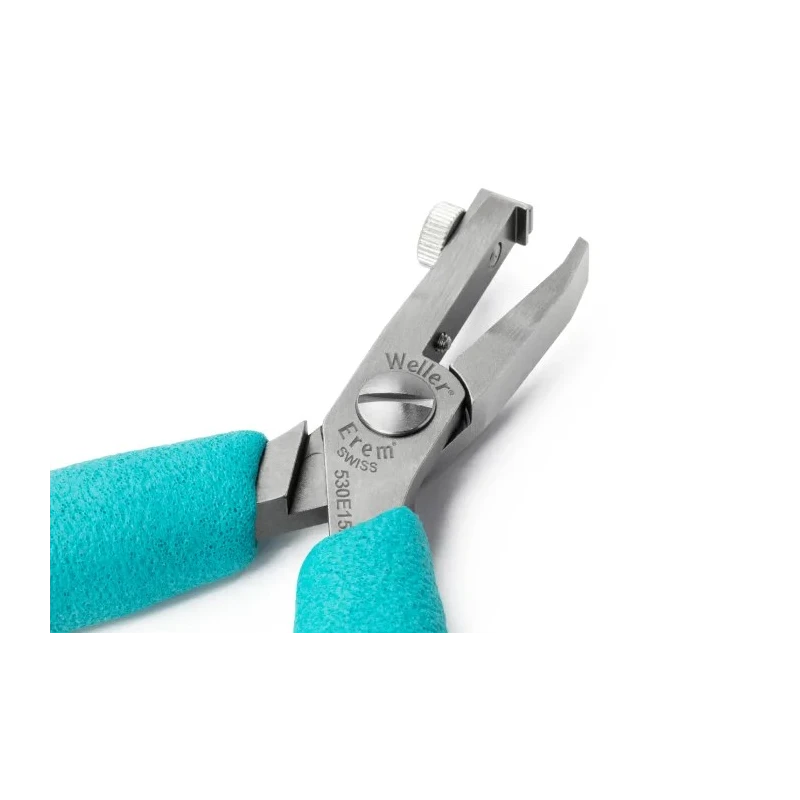 Erem ESD Safe Flush Distance Cutter, Cable Cutter, High Grade Tool Steel Jaws, 125mm Overall Length, 1.2mm Max 530E15A