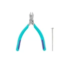 Erem ESD Safe Semi-Flush Side Cutter, Cable Cutter, High Grade Tool Steel Jaws, 142mm Overall Length, 1.8mm Max E147A