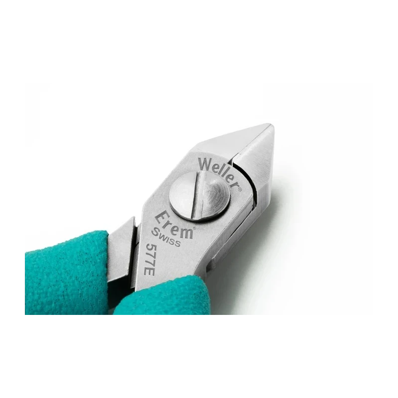 Erem ESD Safe Flush Side Cutter 110mm Overall Length, 1.2mm Max Cutting Capacity 577E