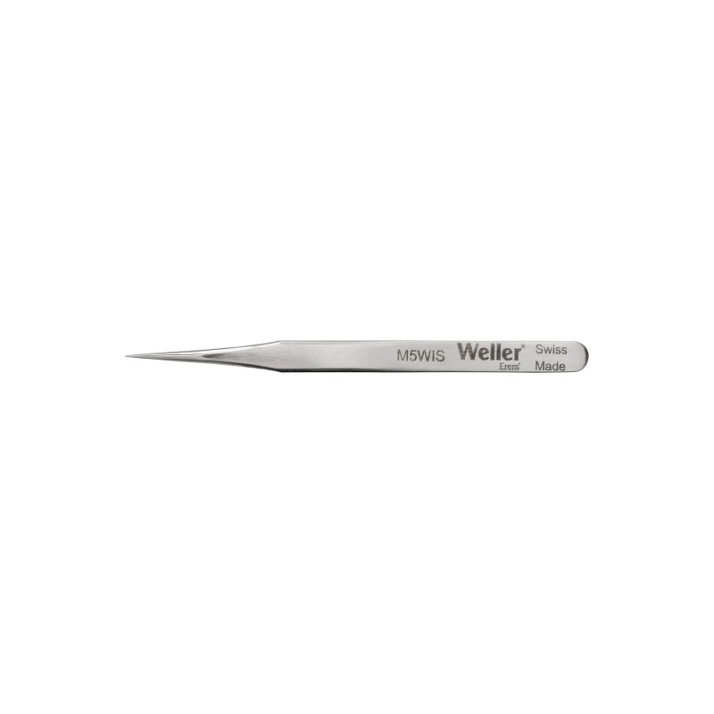 Erem 80mm Stainless Steel Pointed ESD Safe Tweezer M5WIS