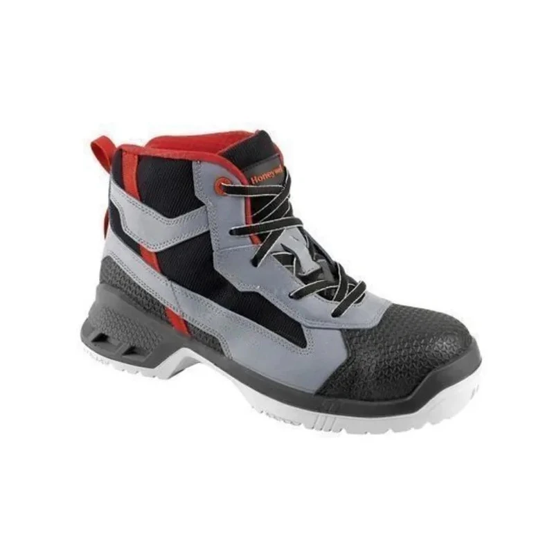 Honeywell Safety Black Grey Composite Toe Capped Unisex Ankle Safety Boots Size UK 8 EU 42 Regulation (EU) 6246166-41/7