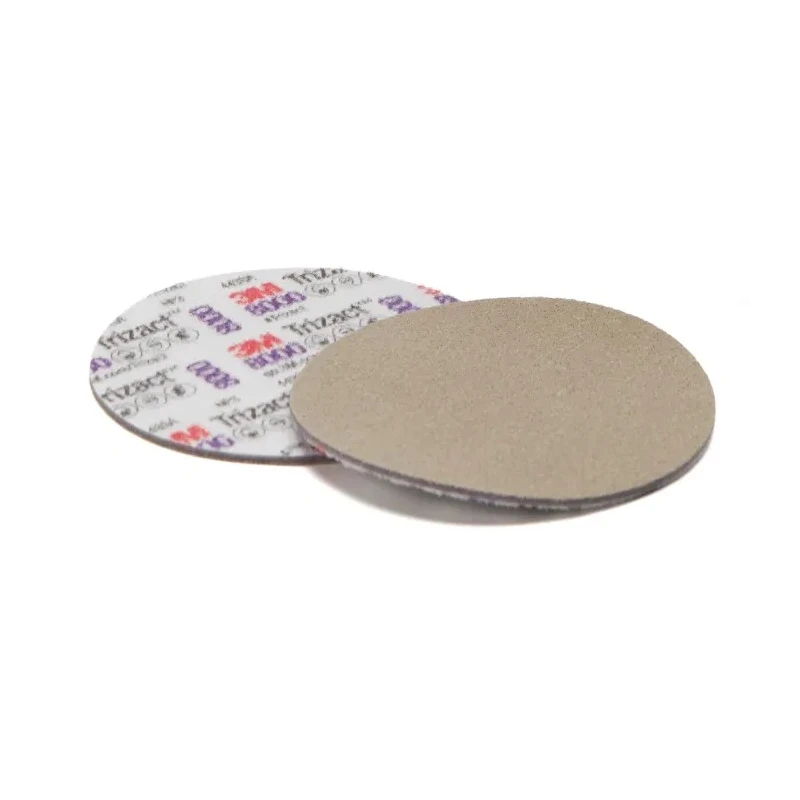 3M Foam Abrasive Disc, 75 mm, Foam Backed, Grey Blue, Hook-It Attachment System 7100193763