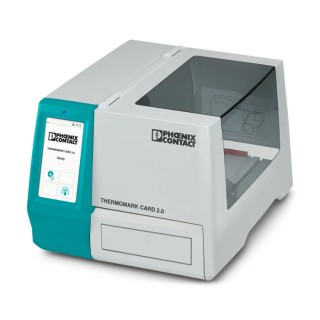 Phoenix Contact Industrial Thermal Transfer Label Printer Blue USB and Ethernet Connections 300 dpi 1085267