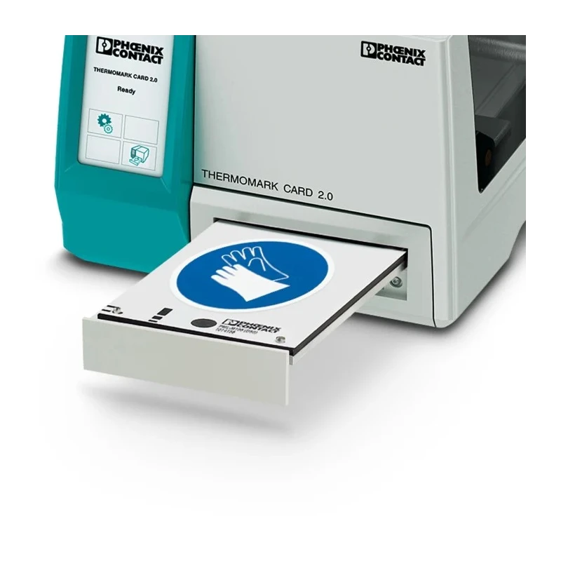 Phoenix Contact Industrial Thermal Transfer Label Printer Blue USB and Ethernet Connections 300 dpi 1085267