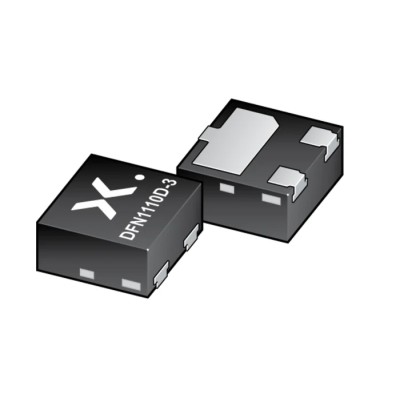 Nexperia Bi-Directional ESD Protection Diode, 3-Pin DFN1110D-3, 27V Reverse Stand-off, 1.8A Peak Pulse PESD2CANFD27U-QBZ