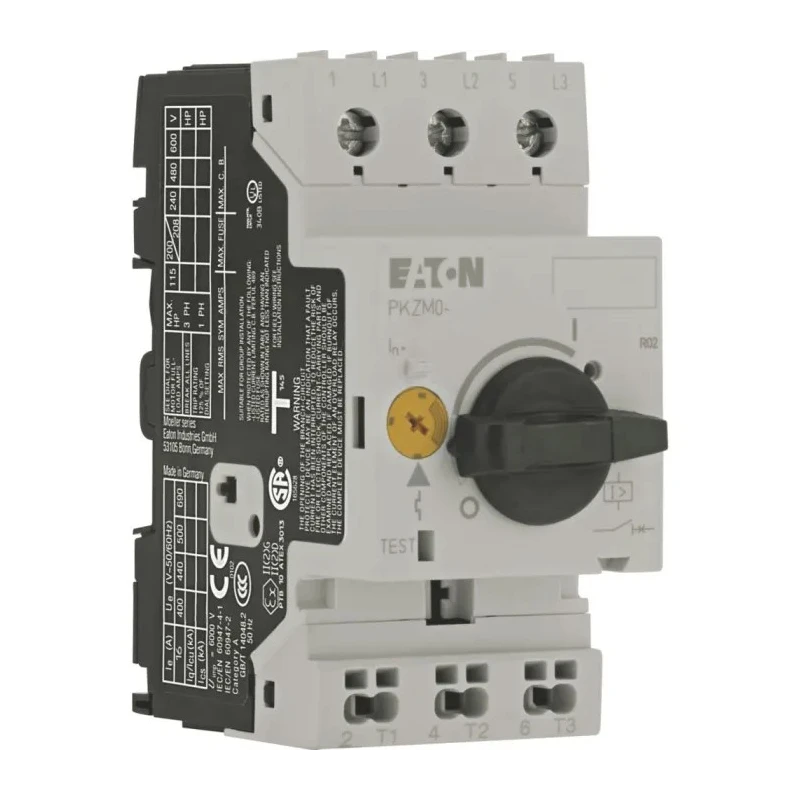 Eaton Motor Protection Circuit Breaker PKZM0-1,6-SPI16, 1.6A, 690V, 3 Pole, IP20, -25 to 55 °C 199182 PKZM0-1,6-SPI16