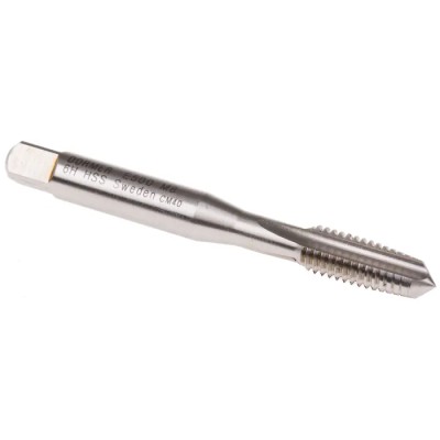 Dormer Machine Tap Threading Tap M8 Thread Metric Standard Straight Flute HSS ISO 529 E500M8NO1