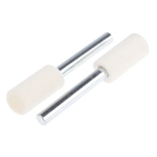 RS PRO Cylindrical Polishing Bob 12 mm Overall Diameter x 6 mm Shank Diameter, 5 Pieces 240-3760