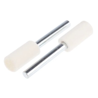 RS PRO Cylindrical Polishing Bob 12 mm Overall Diameter x 6 mm Shank Diameter, 5 Pieces 240-3760