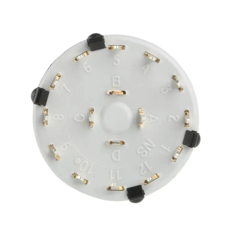 Lorlin 6 Position DPST Rotary Switch, 150mA, 250V AC/DC, Polyamide Housing, Solder Terminals CK1050