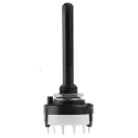 Lorlin 6 Position DPST Rotary Switch, 150mA, 250V AC/DC, Polyamide Housing, Solder Terminals CK1050