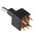 APEM Toggle Switch PCB Mount On-On DPDT Through Hole Terminal 20V DC 20V AC TL46P0050