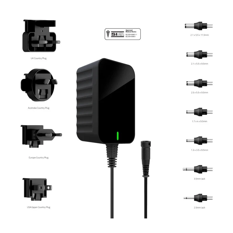 Friwo AC/DC Adapter Australia, EU, UK, US 15 W Power 5 V DC Output 3 A EDV1960975RS