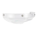 North Face Shield with Chin Guard, Oil Resistant, Chemical Resistant, White Frame 1002295