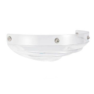 North Face Shield with Chin Guard, Oil Resistant, Chemical Resistant, White Frame 1002295