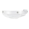 North Face Shield with Chin Guard, Oil Resistant, Chemical Resistant, White Frame 1002295