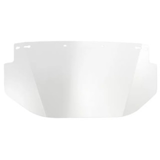 Honeywell Safety White Face Shield with Brow and Chin Guard, Liquid Resistant, Chemical Resistant, Molten Metal 1002318