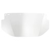Honeywell Safety White Face Shield with Brow and Chin Guard, Liquid Resistant, Chemical Resistant, Molten Metal 1002318