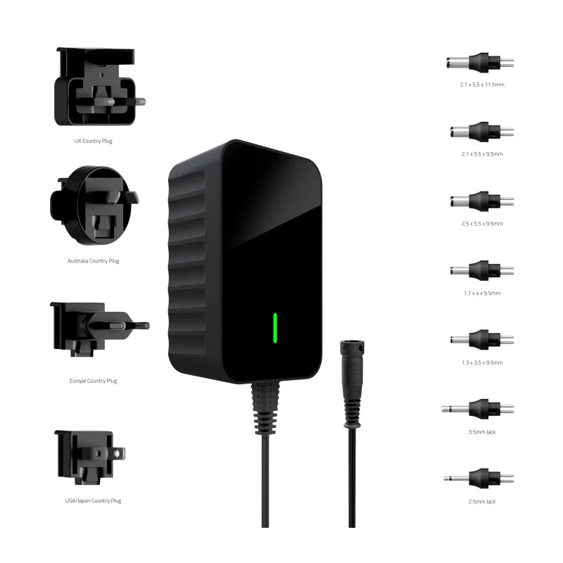 Friwo 30 W 24V DC 1.25A Plug Adapter Australia, EU, UK, US EDV1960570RS