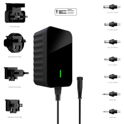 Friwo AC/DC Adapter 30W 12V DC Output 2.5A with Australia, EU, UK, US Plug EDV1960979RS