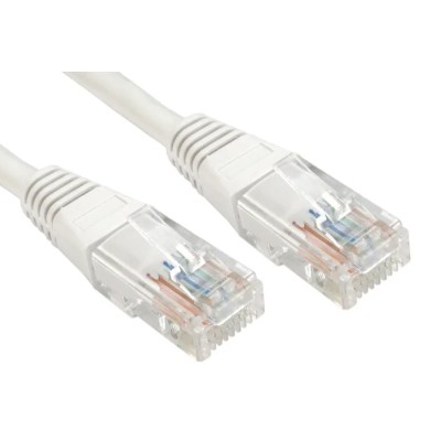 RS PRO Cat6 Ethernet Cable, 10 m, White RJ45 Male to RJ45 Male, U/UTP PVC 240-6335
