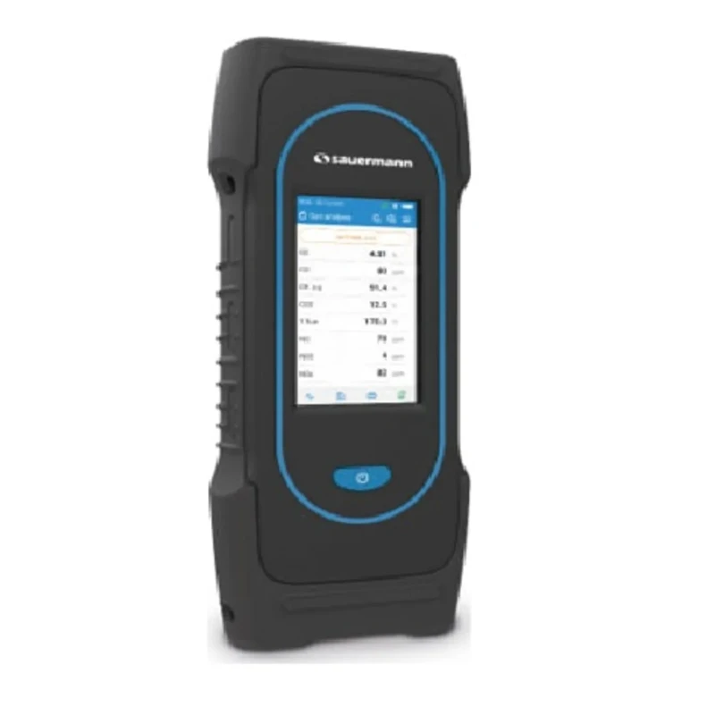 SAUERMANN. Combustion Gas Analyser 2000 ppm Accuracy, 200 mbar Max Pressure, Lithium-ion Battery SICA 230 KIT 3N